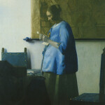 Nástěnný poznámkový kalendář 2026 NOTIQUE - Johannes Vermeer, 30 x 30 cm
