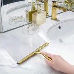 REA - Stěrka do koupelny Brush Gold REA-72069