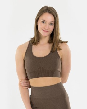 Vilgain Workout Bra Espresso marl