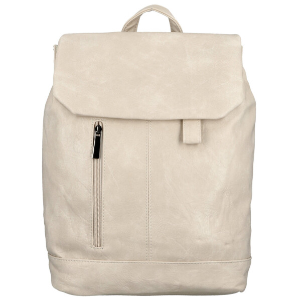 Trendy dámský koženkový kabelko-batoh Vexen, krémový