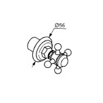 KLUDI - Adlon Ventil pod omítku, chrom 518160520