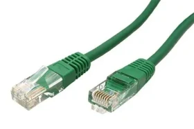 Solarix C5E-155GR-1MB Patch CAT5E UTP PVC, 1m, zelený