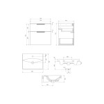CERSANIT - SET C752 CITY 60 DUB DSM S4004-134