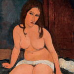 Nástěnný kalendář poznámkový 2027 Notique Amedeo Modigliani, 30 x 30 cm