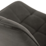 Pracovní židle, výškově nastavitelná, šedá látka, KA-V3120 GREY3