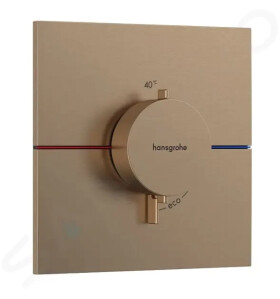 HANSGROHE - ShowerSelect Comfort Termostatická baterie pod omítku, kartáčovaný bronz 15574140