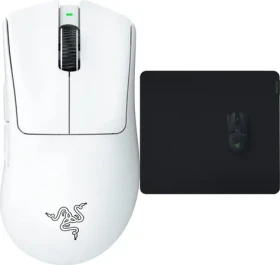 Razer DeathAdder V3 Pro + Gigantus V2 L / Herní bezdrátová myš + podložka pod myš / SET (M-9090306)