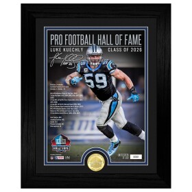 Obraz Carolina Panthers NFL Luke Kuechly Hall of Fame Bronze Coin