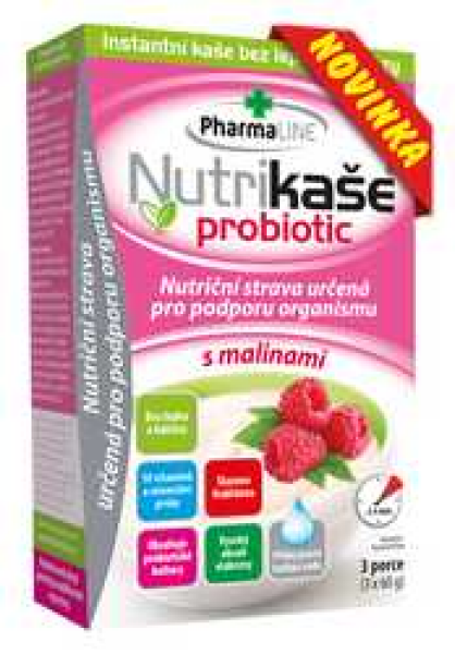 Mogador Nutrikaše Probiotic s malinami 180 g (3x60g)