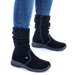 RIEKER W RKR130 zateplené kožené boty 37