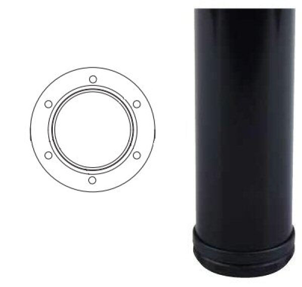 Strong stolová noha černá lesk 1100x60 (394902)