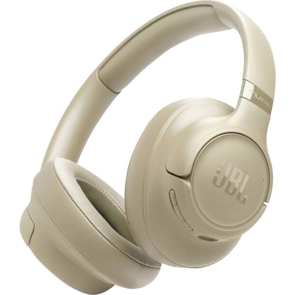 JBL Tune 730BT sluchátka uzavřená (Over Ear) Bez kabelu, Bluetooth® béžová složitelná, regulace hlasitosti