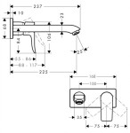 HANSGROHE - Metris New Umyvadlová baterie pod omítku, chrom 31086000