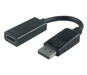 PremiumCord adaptér DisplayPort - HDMI Samec-Samice / podpora 3D/ 4K*2K@30Hz / 20cm (kportad11)