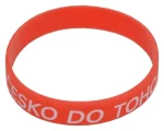 SPORTTEAM Náramek silikon ČR 4 / Fandovský doplněk / Česká republika