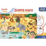 TREFL Puzzle MAXI Treflíci Zoo 24 dílků