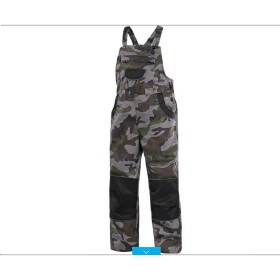 Canis CXS CAMO Dětské zahradníky kalhoty s laclem maskáčová