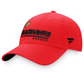 Pánská kšiltovka Chicago Blackhawks NHL Authentic Pro Locker Room Curved Unstructured Strapback Cap Red Fanatics
