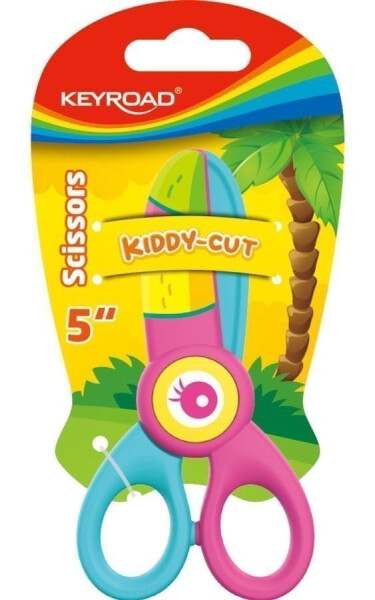 Dětské nůžky KEYROAD 12,5 cm Flamingo