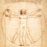 Nástěnný poznámkový kalendář 2026 NOTIQUE - Leonardo da Vinci, 30 x 30 cm