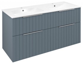 SAPHO - CIRASA STRIP umyvadlová skříňka s dvojumyvadlem 121x66x46cm, siena CR121-4242S-21