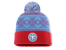 Fanatics Pánská zimní čepice Tennessee Titans NFL Snowday Cuffed Knit Hat with Pom