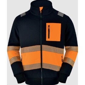 Deltaplus Mikina SHERPAHV reflexní černo oranžová 3XL černo oranžová