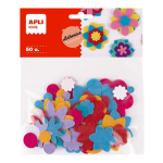 APLI filcové květiny samolepicí 50 ks