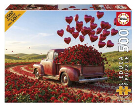 Puzzle Valentýnský Pick-up 500 dílků