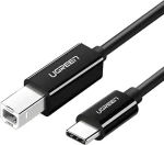Ugreen 80811 černá / Kabel USB-C - USB-B / 1 m (80811)