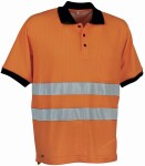 Reflexní pracovní tričko COFRA HELPWAY Barva: Reflexní oranžová, Velikost: 3XL (V116_0_01_3XL)