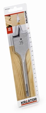 PowerPlus KRT010815 - Plochý vrták do dřeva 35 x 152 mm