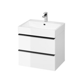 CERSANIT - Sada C723 VIRGO 60 bílá (skříňka FSC MIX70% SGSCH-COC-007574 + černá úchytka) VIR S4019-004