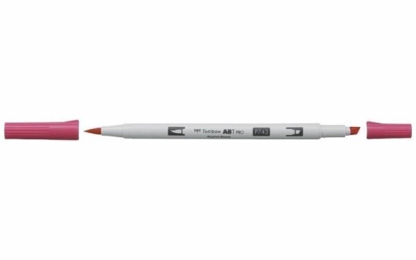 Tombow Oboustranný štětcový lihový fix ABT PRO - hot pink