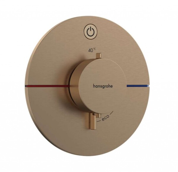 HANSGROHE - ShowerSelect Comfort Termostatická baterie pod omítku, kartáčovaný bronz 15553140