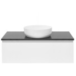 Koupelnová skříňka s krycí deskou SAT B-WAY 99x30x45 cm bílá lesk BWAY100WZ BWAY100WZ