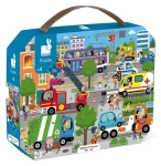 JANOD Puzzle v kufříku Město