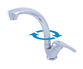 RAV Slezák - SÁZAVA - Dřezová baterie , Chrom, 3,8", SA506.0/3