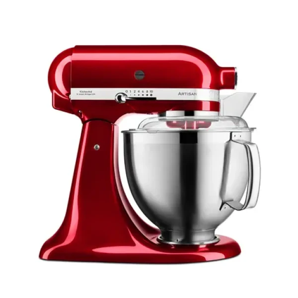 KitchenAid 5KSM185PSECA červená / Kuchyňský robot Artisan / 300W / 4,8L / 10 rychlostí (5KSM185PSECA)