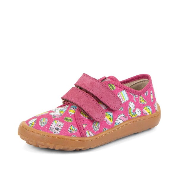 Dívčí plátěné barefoot tenisky CANVAS FUXIA+ Froddo G1700440-10 - 29