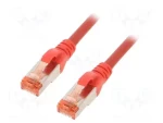 Digitus červená / Patch kabel / Cat6 S/FTP / RJ45 / 5 m / AWG 27/7 (DK-1644-050/R)