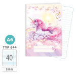 Školní sešit A6, 40 listů, typ 644 Sweet Dreams