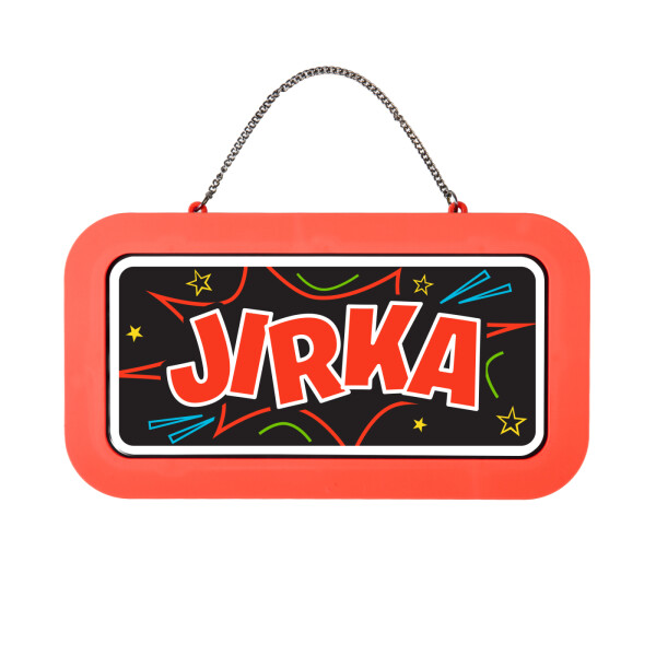 Neonová cedulka se jménem - Jirka - Albi