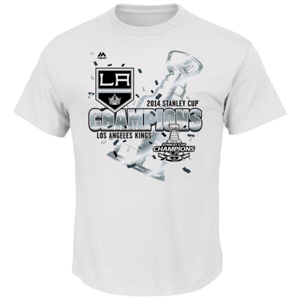 Majestic Pánské Tričko Los Angeles Kings 2014 Stanley Cup Pumped Up Celebration Velikost: