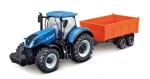 Bburago FARMLAND Traktor New Holland T7.315 HD s vyklápěcím přívěsem