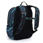 Studentský batoh v modro-tyrkysovém designu VIKI 25078