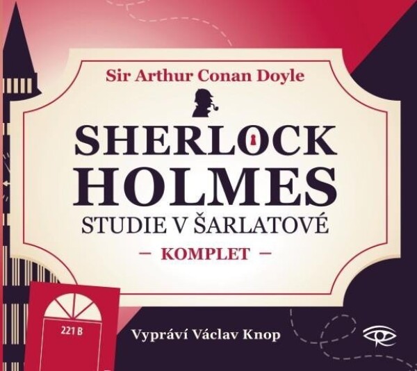 Sherlock Holmes - Studie v šarlatové - CDm3 (Čte Václav Knop) - Arthur Conan Doyle