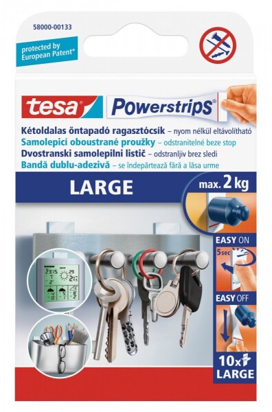 Tesa Powerstrips® Velké lepicí proužky