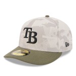 New Era Pánská kšiltovka Tampa Bay Rays MLB 2025 Authentic Armed Forces Pre-Curved 59FIFTY Fitted Velikost: 7 3/8