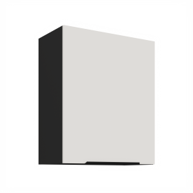 Horní skříňka Aria 60 G-72 1F Barva korpusu: Černá, Barva dvířek: WH - Crystal white AFM